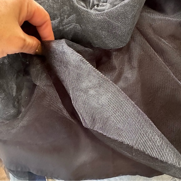 Black tulle dress fit and flare size small - Picture 7 of 7